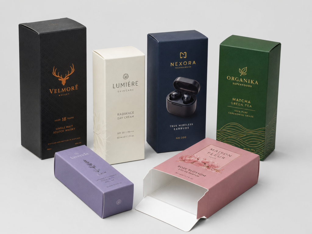 Auto-lock cap boxes