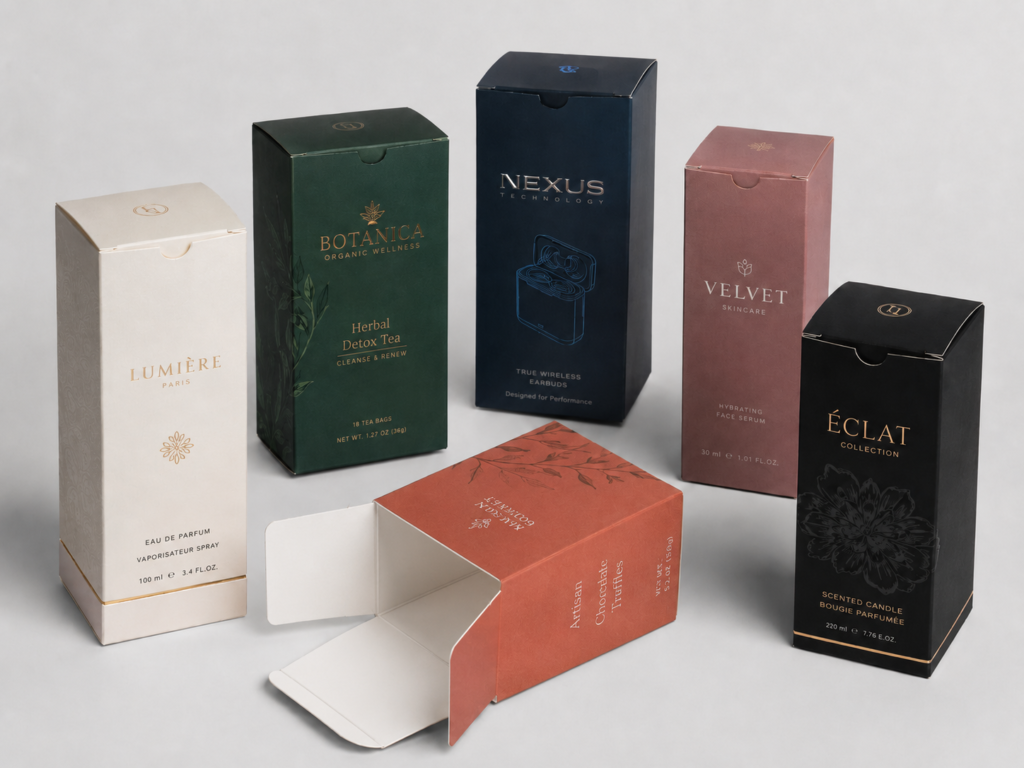 BD Print Solutions - Auto-lock cap boxes - Packaging - High Quality Printing