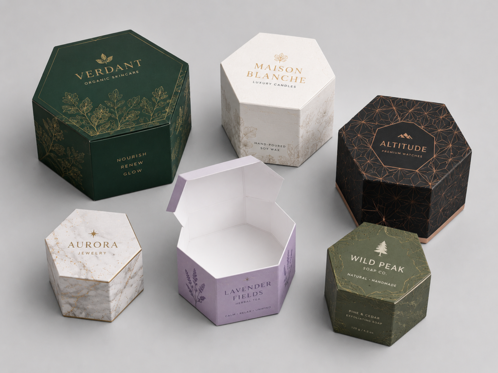 Hexagon boxes