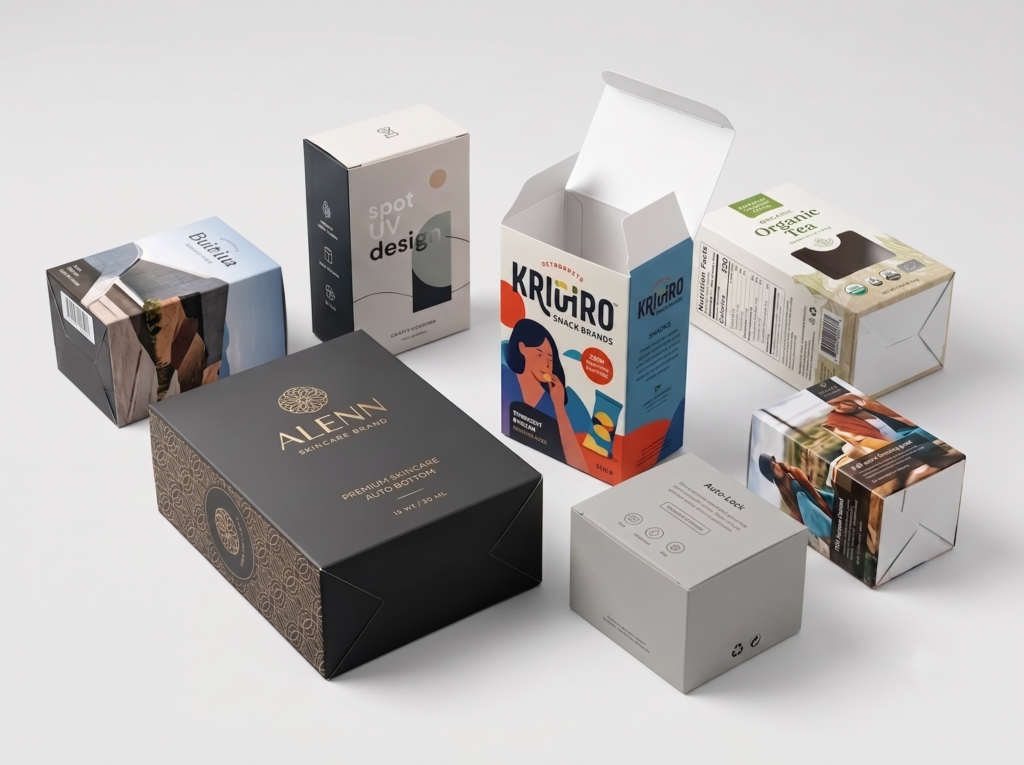 Auto-lock bottom boxes 40 - bdprint.com BD Print Solutions - Auto-lock bottom boxes - Packaging - High Quality Printing