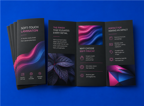 Brochures 26 - bdprint.com brochure soft touch lamination