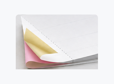 carbonless perforation micro perf