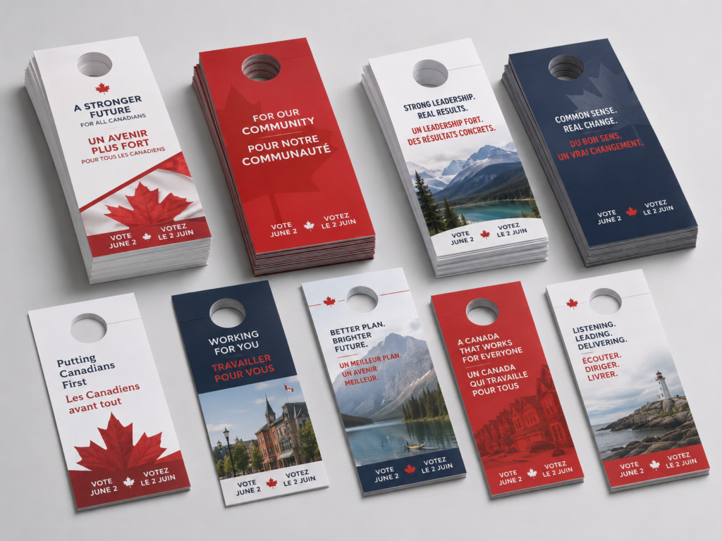 Political Campaign Printing 12 - bdprint.com BD Print Solutions - Political Door Hangers - Hight Quality Printing