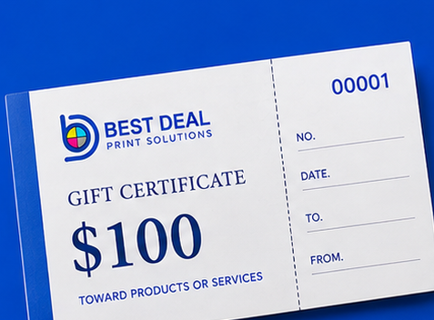 Gift Certificate Printing 15 - bdprint.com gift certificate perf micro-perf